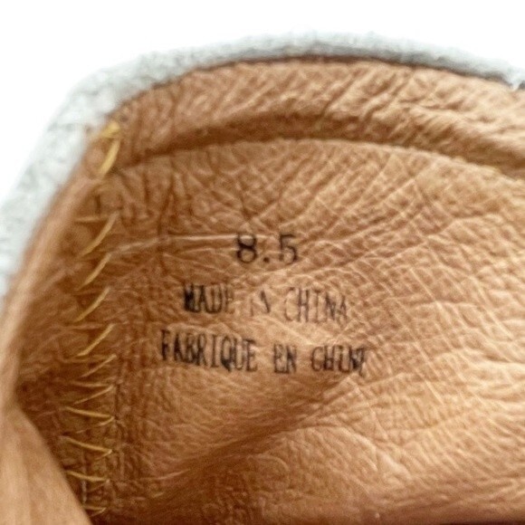 Jeffrey Campbell Rosalee Taupe Gray Snake Print Leather Western Bootie Size 8.5 - Picture 13 of 16